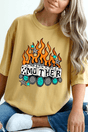 Concho Flames Mother Comfort Colors Adult Ring - Spun Cotton Tee - Wholesale Accessory Market