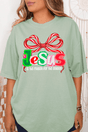 Coquette Jesus Is The Reason Comfort Colors Adult Ring - Spun Cotton Tee - Wholesale Accessory Market