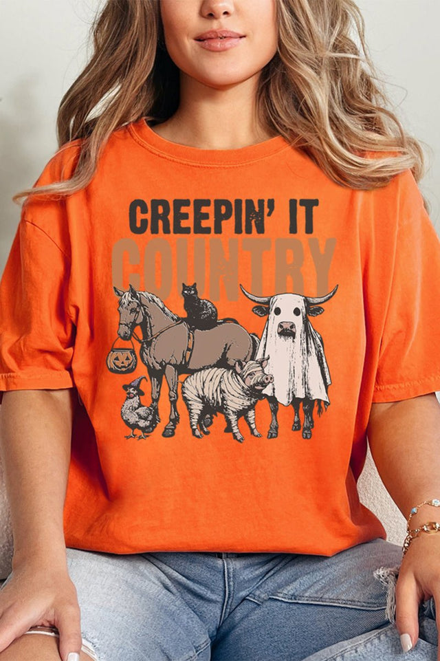 Creepin' It Country Comfort Colors Adult Ring - Spun Cotton Tee - Wholesale Accessory Market