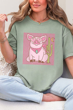 Desert Diva Piggy Comfort Colors Adult Ring - Spun Cotton Tee - Wholesale Accessory Market