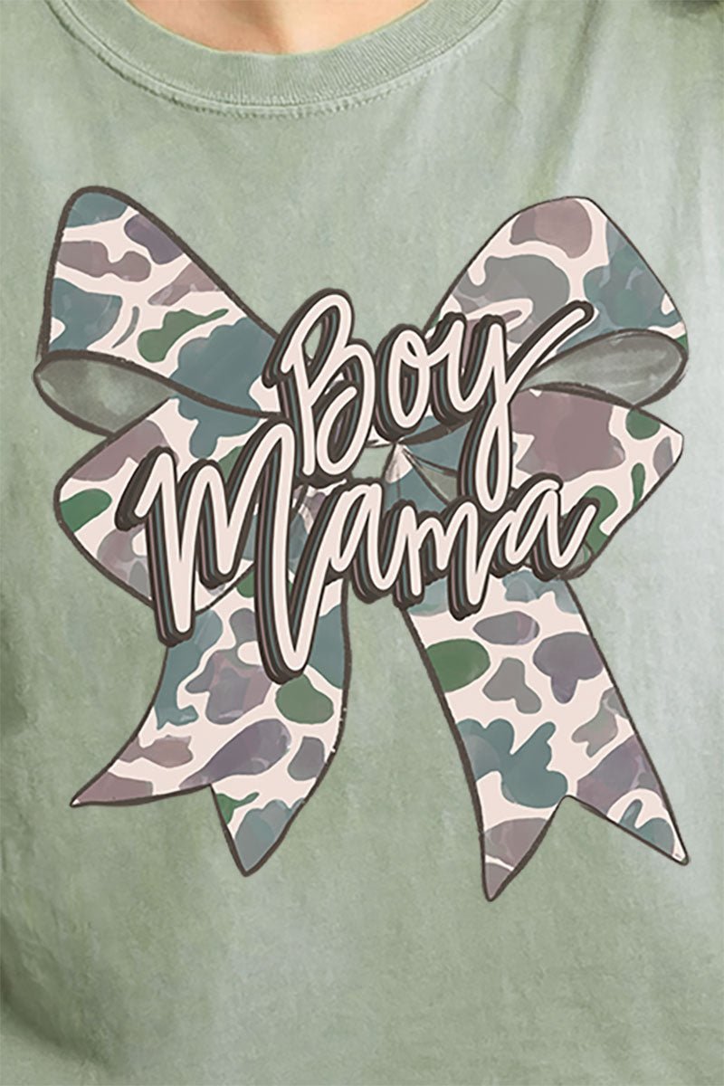 Distressed Boy Mama Coquette Comfort Colors Adult Ring - Spun Cotton Tee - Wholesale Accessory Market