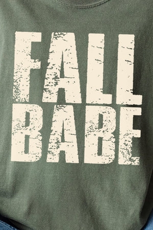 Distressed Fall Babe Comfort Colors Adult Ring - Spun Cotton Tee - Wholesale Accessory Market