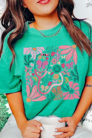 Doodle Boho Nurse Comfort Colors Adult Ring - Spun Cotton Tee - Wholesale Accessory Market