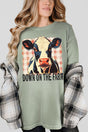 Down On the Farm Cow Comfort Colors Adult Ring - Spun Cotton Tee - Wholesale Accessory Market
