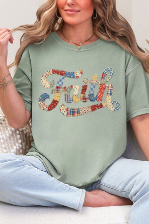 Faith Sewn Sweet Comfort Colors Adult Ring-Spun Cotton Tee - Wholesale Accessory Market