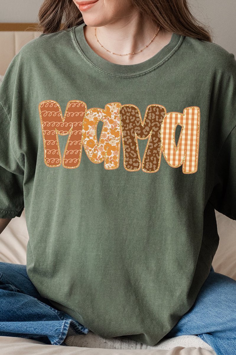 Fall Daze Mama Comfort Colors Adult Ring - Spun Cotton Tee - Wholesale Accessory Market