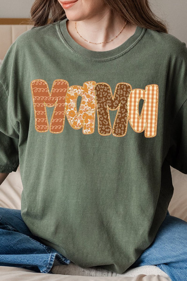 Fall Daze Mama Comfort Colors Adult Ring - Spun Cotton Tee - Wholesale Accessory Market