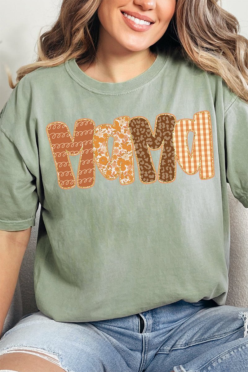 Fall Daze Mama Comfort Colors Adult Ring - Spun Cotton Tee - Wholesale Accessory Market