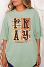 Fall Floral Pray Comfort Colors Adult Ring - Spun Cotton Tee - Wholesale Accessory Market