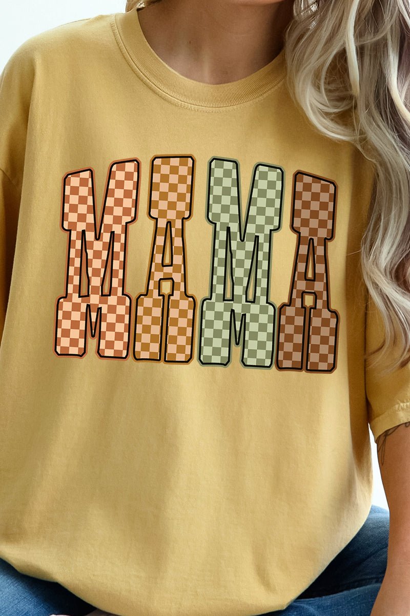 Fall Hues Mama Comfort Colors Adult Ring - Spun Cotton Tee - Wholesale Accessory Market
