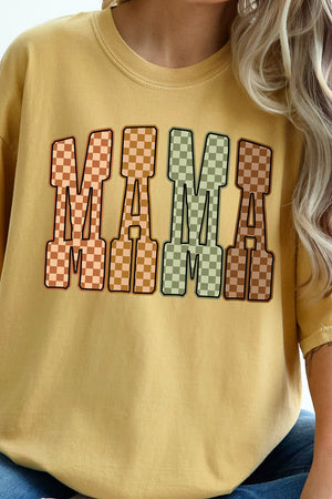 Fall Hues Mama Comfort Colors Adult Ring - Spun Cotton Tee - Wholesale Accessory Market