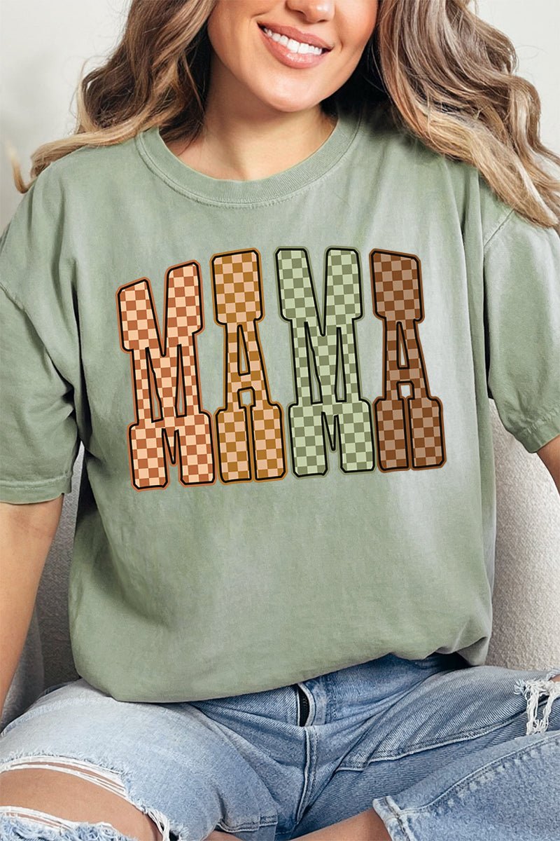Fall Hues Mama Comfort Colors Adult Ring - Spun Cotton Tee - Wholesale Accessory Market