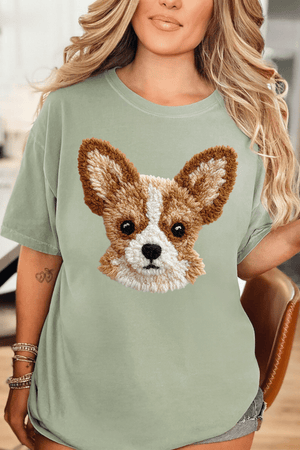 Faux Yarn Chihuahua Comfort Colors Adult Ring - Spun Cotton Tee - Wholesale Accessory Market