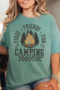 Fires, Friends, And Fun Comfort Colors Adult Ring - Spun Cotton Tee - Wholesale Accessory Market