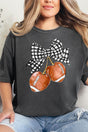 Football Cherries Comfort Colors Adult Ring - Spun Cotton Tee - Wholesale Accessory Market
