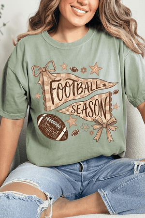 Football Season Doodle Comfort Colors Adult Ring-Spun Cotton Tee - Wholesale Accessory Market