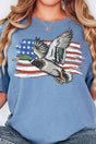 Free Flying Mallard Comfort Colors Adult Ring - Spun Cotton Tee - Wholesale Accessory Market