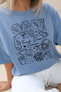 Gameday Girlie Collage Comfort Colors Adult Ring - Spun Cotton Tee - Wholesale Accessory Market