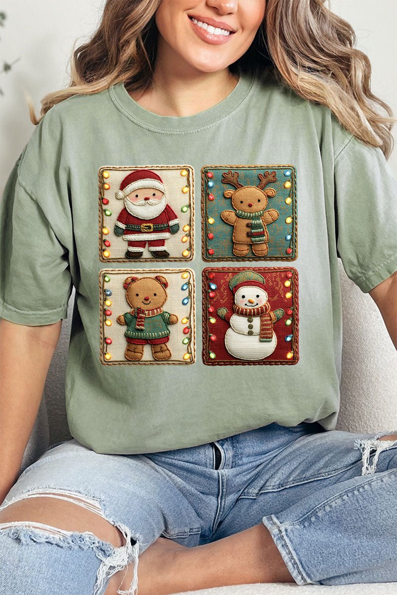 Gang's All Here Christmas Comfort Colors Adult Ring - Spun Cotton Tee - Wholesale Accessory Market
