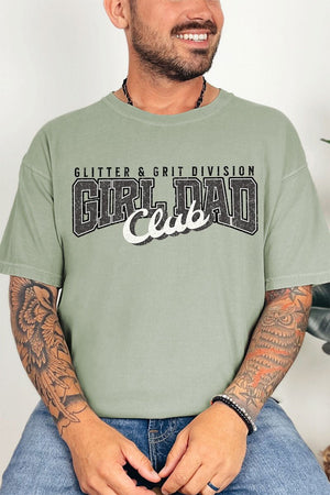 Glitter & Grit Girl Dad Comfort Colors Adult Ring - Spun Cotton Tee - Wholesale Accessory Market