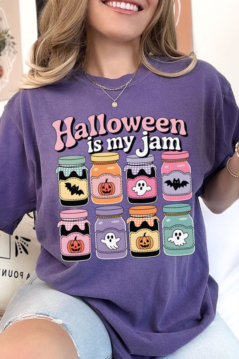 Halloween Is My Jam Comfort Colors Adult Ring - Spun Cotton Tee - Wholesale Accessory Market
