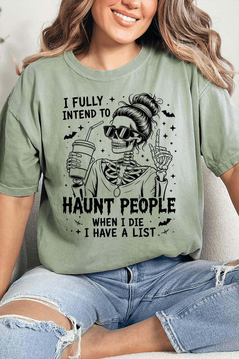 Haunt People Comfort Colors Adult Ring - Spun Cotton Tee - Wholesale Accessory Market