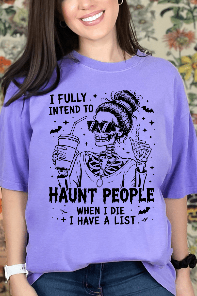 Haunt People Comfort Colors Adult Ring - Spun Cotton Tee - Wholesale Accessory Market