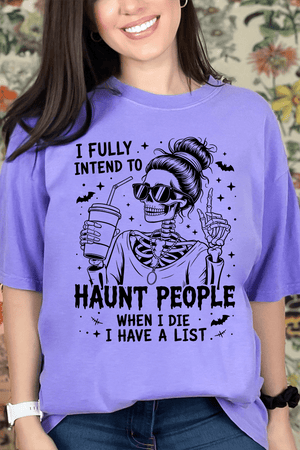Haunt People Comfort Colors Adult Ring - Spun Cotton Tee - Wholesale Accessory Market