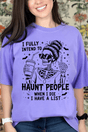 Haunt People Comfort Colors Adult Ring - Spun Cotton Tee - Wholesale Accessory Market