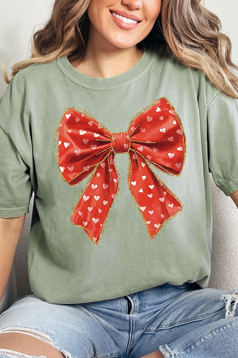 Heartfelt Coquette Comfort Colors Adult Ring - Spun Cotton Tee - Wholesale Accessory Market