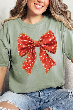 Heartfelt Coquette Comfort Colors Adult Ring - Spun Cotton Tee - Wholesale Accessory Market