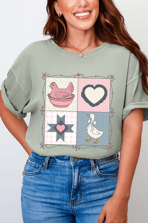 Heartfelt Goose Comfort Colors Adult Ring - Spun Cotton Tee - Wholesale Accessory Market