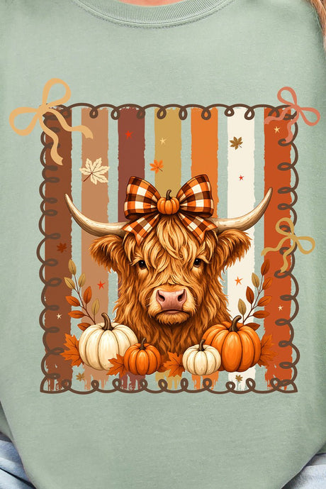 Highland In Autumn Comfort Colors Adult Ring-Spun Cotton Tee - Wholesale Accessory Market