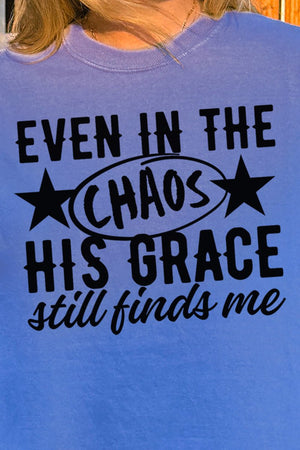 His Grace Finds Me Comfort Colors Adult Ring - Spun Cotton Tee - Wholesale Accessory Market