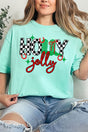 Holly Jolly Boots Comfort Colors Adult Ring - Spun Cotton Tee - Wholesale Accessory Market