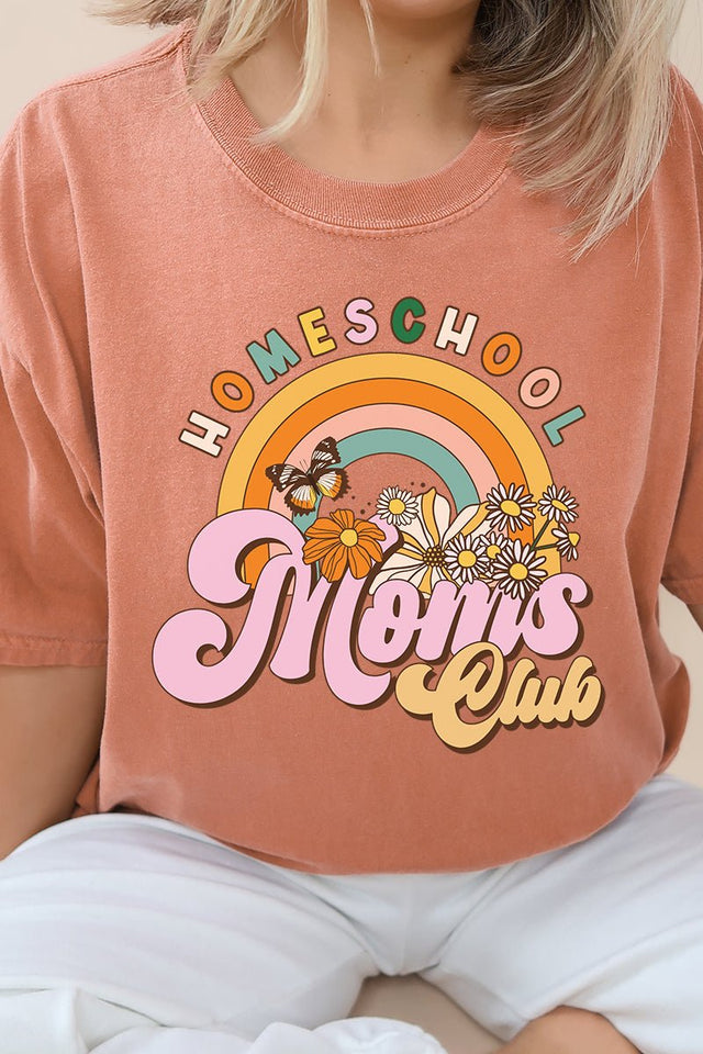 Homeschool Moms Club Comfort Colors Adult Ring - Spun Cotton Tee - Wholesale Accessory Market