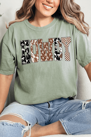 Howdy And Hide Comfort Colors Adult Ring - Spun Cotton Tee - Wholesale Accessory Market