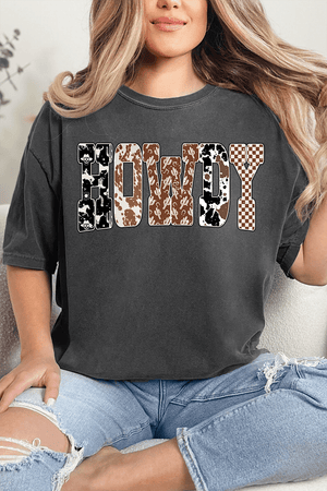 Howdy And Hide Comfort Colors Adult Ring - Spun Cotton Tee - Wholesale Accessory Market