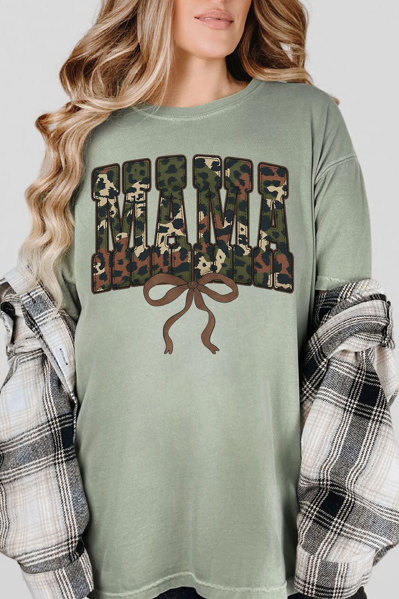 Hunting Mama Ribbon Comfort Colors Adult Ring - Spun Cotton Tee - Wholesale Accessory Market