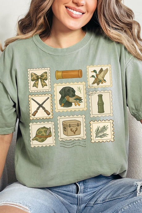 Hunting Stamps Comfort Colors Adult Ring - Spun Cotton Tee - Wholesale Accessory Market
