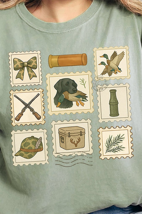 Hunting Stamps Comfort Colors Adult Ring - Spun Cotton Tee - Wholesale Accessory Market