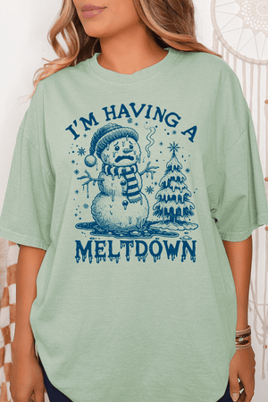I'm Having A Meltdown Comfort Colors Adult Ring - Spun Cotton Tee - Wholesale Accessory Market