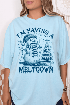 I'm Having A Meltdown Comfort Colors Adult Ring - Spun Cotton Tee - Wholesale Accessory Market