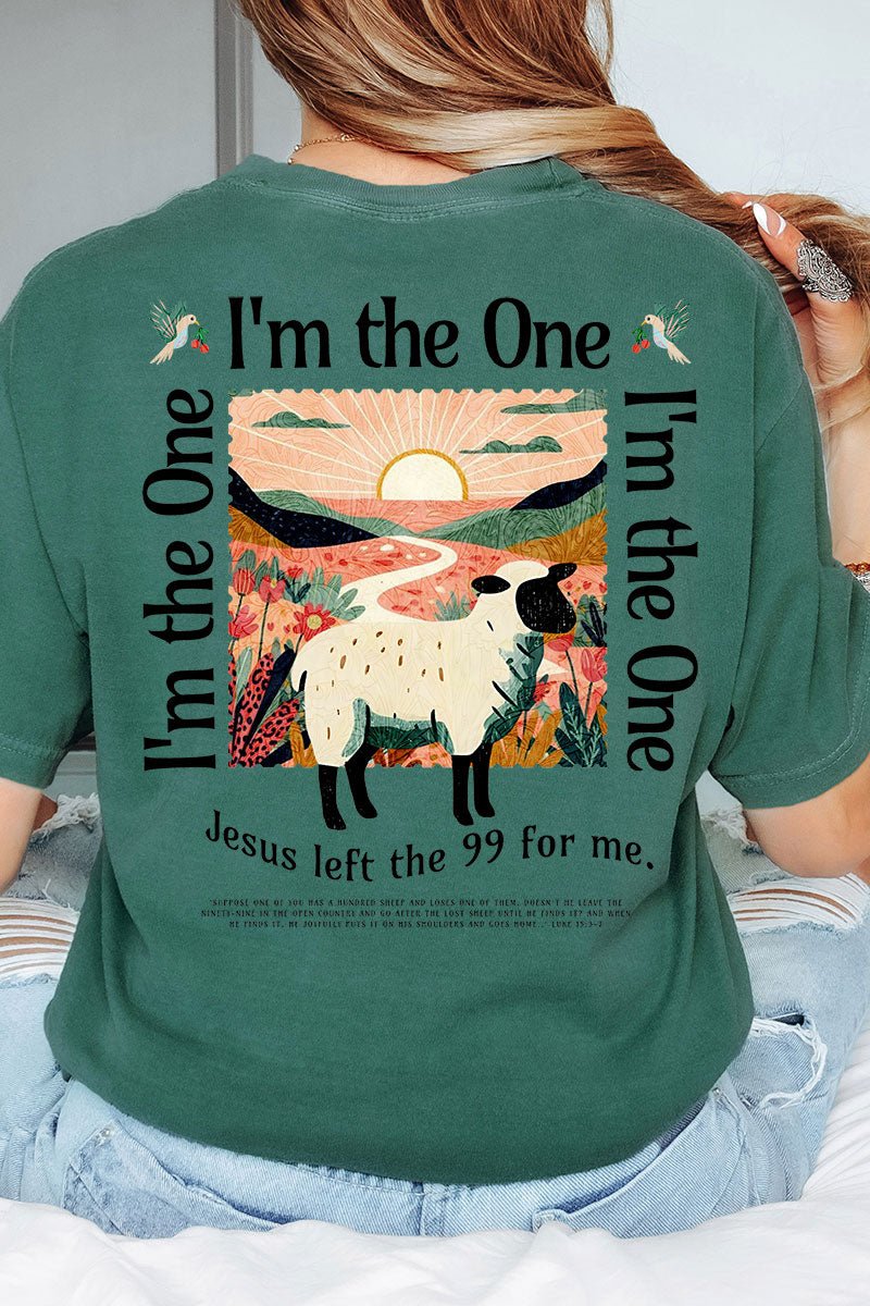 I'm The One Front & Back Comfort Colors Adult Ring - Spun Cotton Tee - Wholesale Accessory Market