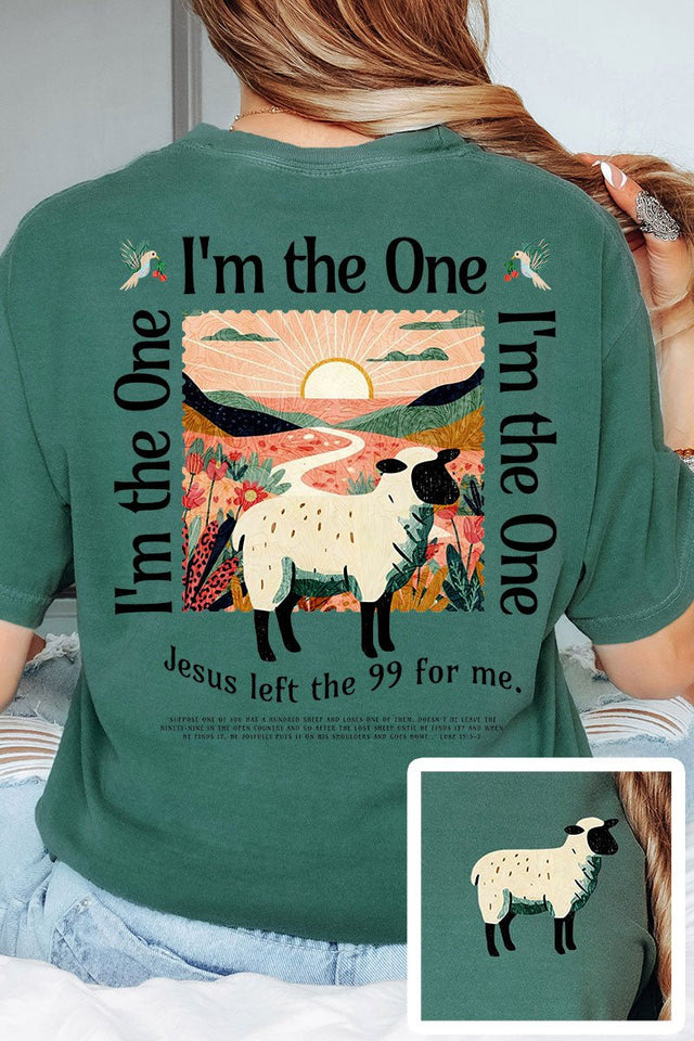 I'm The One Front & Back Comfort Colors Adult Ring - Spun Cotton Tee - Wholesale Accessory Market