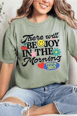 Joy In The Morning Comfort Colors Adult Ring-Spun Cotton Tee - Wholesale Accessory Market