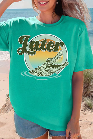 Later Gator Comfort Colors Adult Ring - Spun Cotton Tee - Wholesale Accessory Market