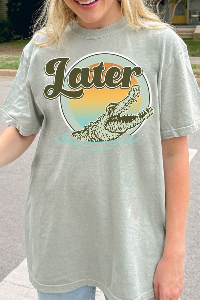 Later Gator Comfort Colors Adult Ring - Spun Cotton Tee - Wholesale Accessory Market