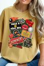 Lit Cowboy Collage Comfort Colors Adult Ring - Spun Cotton Tee - Wholesale Accessory Market