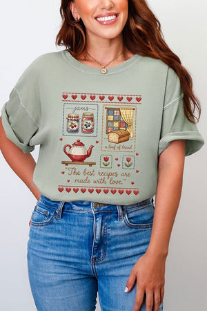 Made With Love Comfort Colors Adult Ring - Spun Cotton Tee - Wholesale Accessory Market